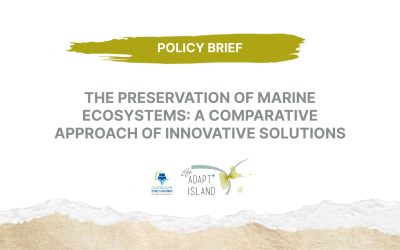 Policy brief – THE PRESERVATION OF MARINE ECOSYSTEMS: A COMPARATIVE APPROACH OF INNOVATIVE SOLUTIONS